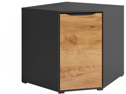 Vicco Sideboard Ruben, Chêne doré, 78x76.6cm | avec portes, convient au rangement des vêtements et des textiles