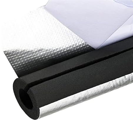 Anticongelante Aislamiento De Tuberías para Exteriores, Manguito Tubo Aislante De Tuberías De Agua, Flexible Tubo De Aislamiento De Espuma(60mmX10mmX0.9m)