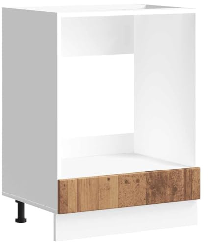 vidaXL Oven Cabinet Lucca Old Wood Engineered Wood
