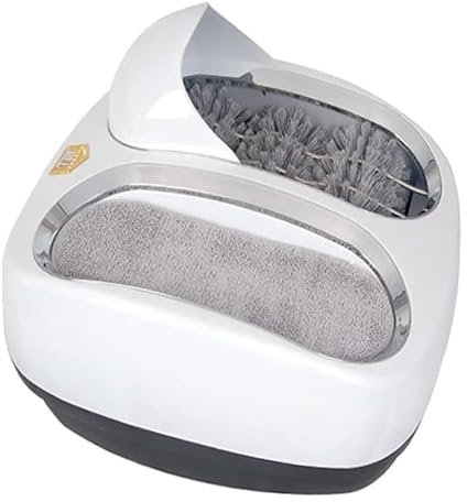 DOJBK Nettoyeur Automatique de Semelles de Chaussures, entièrement Automatique, Brosse à Eau Intelligente pour Semelles de Bottes et Chaussures, équipement de Nettoyage de Chaussures pour la Maison