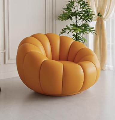 Drehbarer Akzentstuhl – robuster Tonnen-Lounge-Sessel mit 360°-Dreh-Design für Wohnzimmer und Freizeit