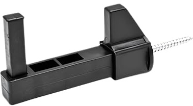 Bricoleva Ferma Persiane Esterno con Tassello e Ancoraggio – Grillo per Finestre Resistente agli Agenti Atmosferici – Adatto per Infissi con Spessore Fino a 60mm. – Accessorio Fermapersiane (A Leva)