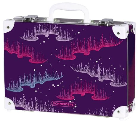 Schneiders Schulranzen-Zubehör Case Wavy Dots violett