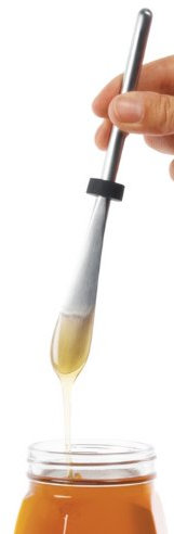 Honiglöffel Edelstahl matt gebürstet ø185x22mm