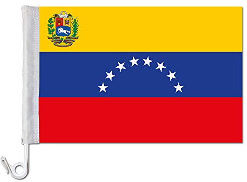 Everflag Auto-Fahne: Venezuela mit Wappen - Premiumqualität