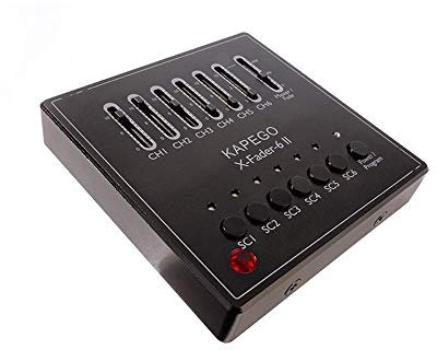 KapegoLED X-blando-6 II-E controllore, comando a parete DMX, dimmerabile: DMX512, con telecomando a infrarossi, 12-24 V DC 861203