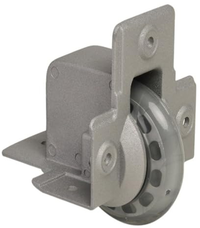 Adam Hall 37551 S Kanteneinbaurolle mit weichem Rad 75 mm - Rolle