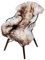 Hollert Lammfell Stracciatella 110-120 cm echtes Merino Schaffell kuschelig weich Teppich ökologische Gerbung von Deutschen Schäfereien Naturform Dekofell Premium Schaffell Läufer Sitzunterlage