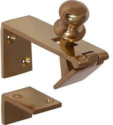 Solid Polished Brass BAR Shop Counter Flap Catch