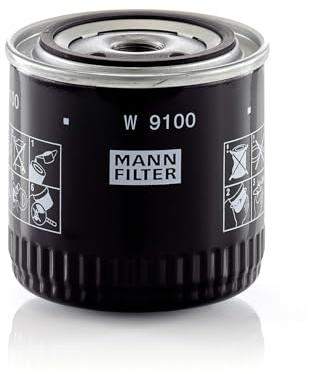 MANN-FILTER, W 9100 Oil Filter | For Off-Highway, Highest Filtration Performance, Engine Protection, High Quality Sealing, True OE Engineering