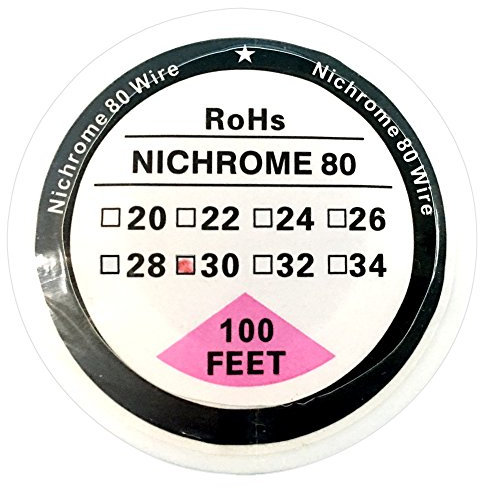 Yothre Filo di resistenza da 30 m, in nicromo 80, su bobina, con diametro da 30G AWG