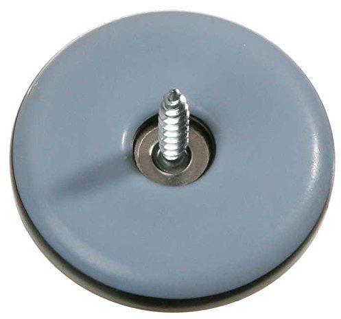Almohadillas de Teflón XL Premium para Muebles │ 4 Piezas │ Redondo │ Ø 50 mm, 5 mm de Altura │ con Tornillos │ Protectores de Piso IDE Deslizadores de PTFE │ Deslizadores de Teflón │ by FD-Workstuff