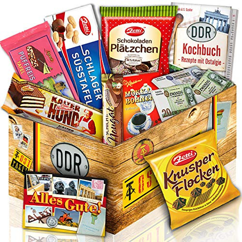 DDR Geschenkbox Schokolade/Geschenkset zu Geburtstag für Männer