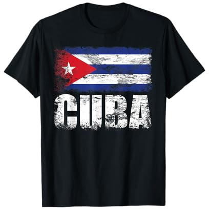 Kuba Flagge T-Shirt | Kubanische Flagge Tee Geschenk T-Shirt