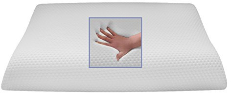 Supply24 since 2004 Gelschaum Kopfkissen mit Aloe Vera Bezug 50 x 30 cm Gel Nackenkissen Nackenstützkissen Memory Schaum softes Schlafkissen weiches Kissen Soft weich Gelkissen günstig