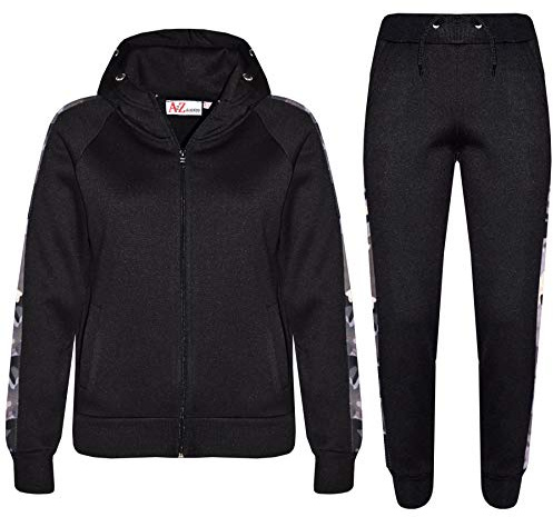 A2Z Kids Tracksuit Zipped Hoodie Joggers Activewear Loungewear Set