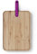 Trebonn - Artù Integrated Knife Chef, Tagliere in bambù con Coltello Chef Integrato, 43x24x2.2 cm. per Le Carni, con Scanalatura per Il Drenaggio dei Liquidi