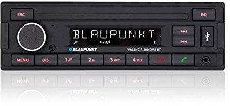 Blaupunkt Valencia 200 DAB BT | DAB+, Bluetooth, RDS Tuner, Freisprecheinrichtung, USB, Aux-In, schwarz, 1-DIN