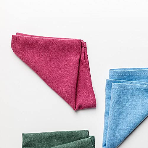 4 stücke Teegewebe Baumwolle Leinen Wischtuch Wasser absorbierende Serviette Mundbord Nordeurop?ischer Western Lebensmittel Handtuch Serviette Tee Tuch-Tinte_40,5 * 30 cm.