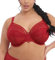 ELOMI Damen El4111 BH mit voller Abdeckung, Blickdicht, Rot (Haute Red), 85H