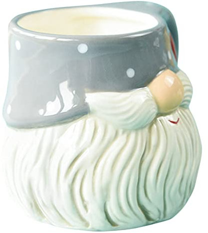 Cabilock 1pezzi Tazza Ceramica Natalizia con Manico Stile Vintage con Motivo di Babbo Natale Compatte per Colazione e Bevande Calde Mug Creativa per Uso Domestico Accessorio Festivo per