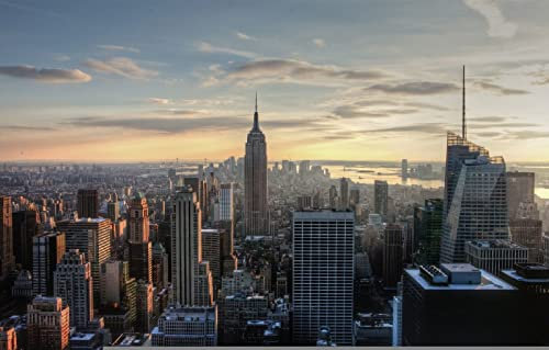 LHJOYSP Puzzle 3D Puzzle 1000 Teile Stadt New York Manhattan Empire State Building 75x50cm