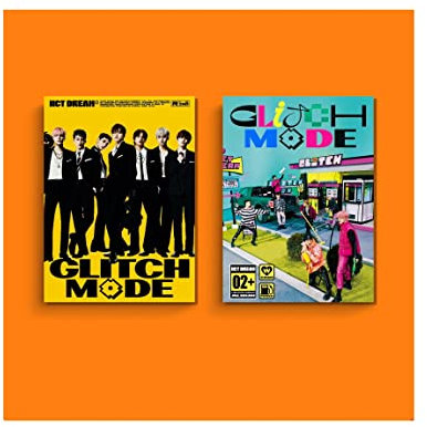 Dreamus NCT DREAM - Glitch Mode [Photobook ver. / Cover Random] (Vol.2) Album+Extra Photocards Set, 145 x 145 x 15 mm, SMK1376