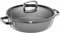 WMF Fusiontec Mineral Sauteuse à induction 28 cm avec couvercle en verre, cocotte 4,1 l, bord haut, céramique haute technologie, anti-rayures, gris