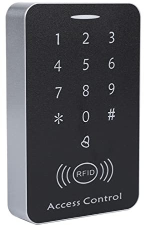 Zugangskontrollsystem, Passwort-Zugangstastatur, Zugangskontroller, wasserdicht, Tastatur, Türsystem, Acryl, Kartenleser mit ID-Schlüsselanhänger