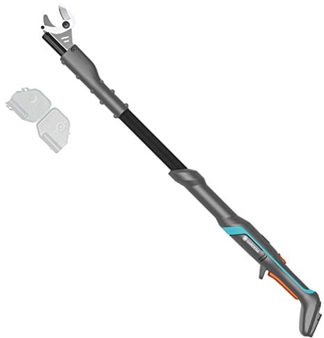 Gardena Akku-Baumschere EasyCut 110/18V P4A ohne Akku: Astschere für Zweige in bis zu 2,5 m Höhe, ergonomischer Griff, geringes Gewicht, langlebige Klingen (14772-55)