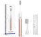 Seago Battery Electric Toothbrush With 2 Brush Heads, Portable Sonic for Adults and Kids, Battery Not Included, SG2102 (Gold)