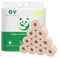 QingYa Bamboo Toilet Paper 18 Rolls, 4 ply, 245 Sheets Per Roll - Strong and Absorbent, Gentle on Skin, Unbleached, Sustainable and Tree Free