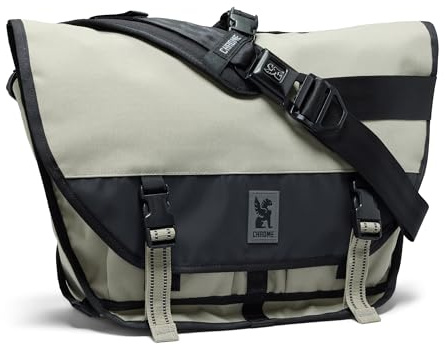 Chrome Industries Citizen Kuriertasche für Damen und Herren, leichte Umhängetasche mit austauschbarer Schnalle, hält die meisten 15-Zoll-Laptops – ideal für Arbeit, Reisen, Schule, Flugzeug