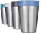 Circular & Co Thermal Stainless Steel Travel Mug - 8oz/227ml - Insulated Reusable Coffee Cup - 100% Leakproof & Lockable - 6 Hours Hot/Cold - Push Top, One Hand Open, 360 Drinking Coffee Tumbler