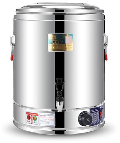 ANSNOW Water Boiler, Stainless Steel Insulated Hot Water Cateurn Water Dispenser, Portable with Large Carry Handle, 20-50L Large Capacity, 30-110℃, Hot Water Boiler Dispenser/40L