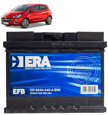 Generico Batteria 60Ah EFB per Opel Corsa E 1.4 Turbo benzina 2014+