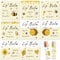 CRASPIRE 80Pcs 8 Styles Labels for Lip Balm Coated Paper Paster Honey Bee Square Tubes Lip Balm Labels Stickers Natural Homemade Self-adhesive Stickers Logo for Containers Cosmetics Lipsticks