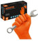 Apex Business Supplies Medium 1 Box Ignite Orange Nitrile Gloves | Disposable Gloves Powder-free & Latex Free Nitrile Gloves, Extra Thick & Diamond Textured Grip Gloves Mechanics Gloves | 100 Gloves