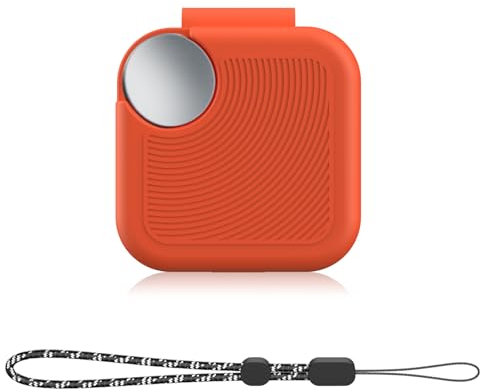 POZCIS Schutzhülle für CMF Buds, weiches Silikon, nur kompatibel mit CMF Buds, Kopfhörer-Ladehülle mit Umhängeband, Orange
