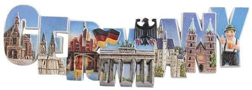 Ciffre Kühlschrankmagnet Magnet Schriftzug Deutschland - Handarbeit Germany Geschenk Souvenir
