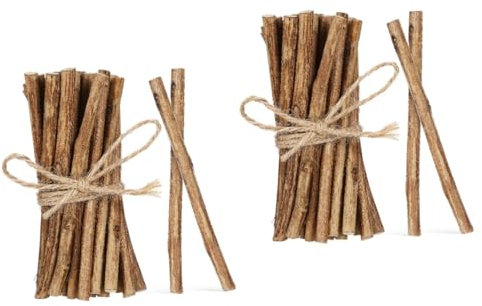 Sewroro 100pcs Rustic Home Decor Craft Sticks Natural Sticks Long Twigs for Decorations
