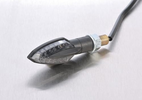 PROTECH | LED-Blinker | RC-10 | Vorne+Hinten | 4 Stück | Kompatibel mit KAWASAKI ZX-10R ZXT00C 998ccm | Bj. 2004-2005