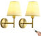 Modern Minimalist Rechargeable Wall Light Battery Operated Wall Sconces Set of 2, Cordless Non Hardwired Wall Mounted Lamp Battery Powered Wall Sconce Lights for Bedroom Living Room Hallway Porch TV(G