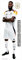 K&L Wall Art DFB Wandsticker Deutsche Nationalmannschaft Wandtattoo Fußballspieler Logo Fußball Trikot - Offizielles Lizenzprodukt (Rüdiger, 30x90 cm, DFB)