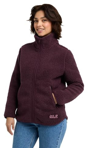 Jack Wolfskin Damen High Curl Jkt W, Amaranth, XXL EU