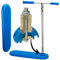 Indo 2.0 Trampolin Stunt-Scooter I Snowscooter I Schneeroller I 40/57 / 67/72 / 79cm Verschiedene Höhen I Indoor & Outdoor I Trick I Trainer I+ Fantic26 Sticker (PRO H=79cm Blue)