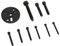 Kavolet Luftkompressor-Umbauwerkzeug, Wechselstrom-Kompressor-Kupplungs-Ausbau-Set, Hocheffizientes Klimaanlagen-Kupplungs-Umbau-Installationswerkzeug für Fahrzeuge
