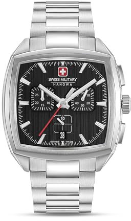 Swiss Military Hanowa Herrenuhr QUARZUHR 40 bis 10 bar Herren Silber/schwarz SMWGI0004301, SMWGI0004302, SMWGI0004303