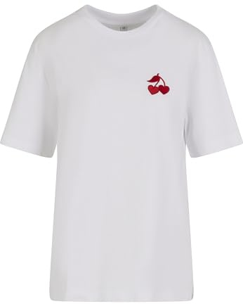 Miss Tee Heart Cherries EMB Tee