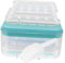 Garneck Food Grade Ice Cube Maker Tray Ice Cube Mold for Freezer Capacity Ice Cube Storage Box for Cocktails